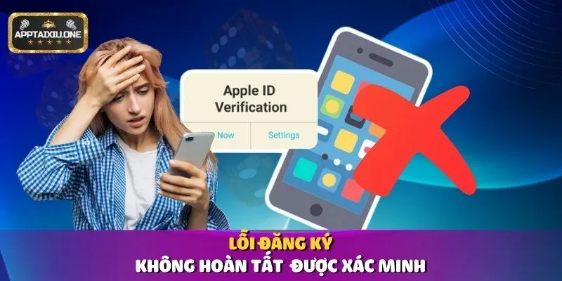 Không hoàn tất được xác minh